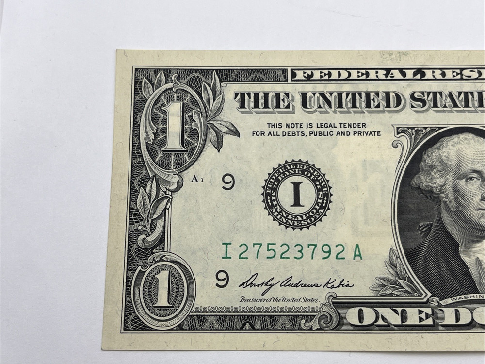 1969-B $1 Bill Printing Error