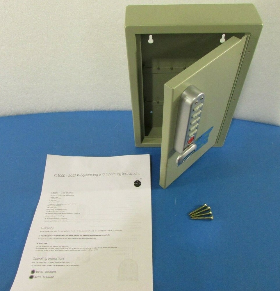 Key Cabinet For Extra Security With Codelocks KL1000 Digital Lock System 12 x 8