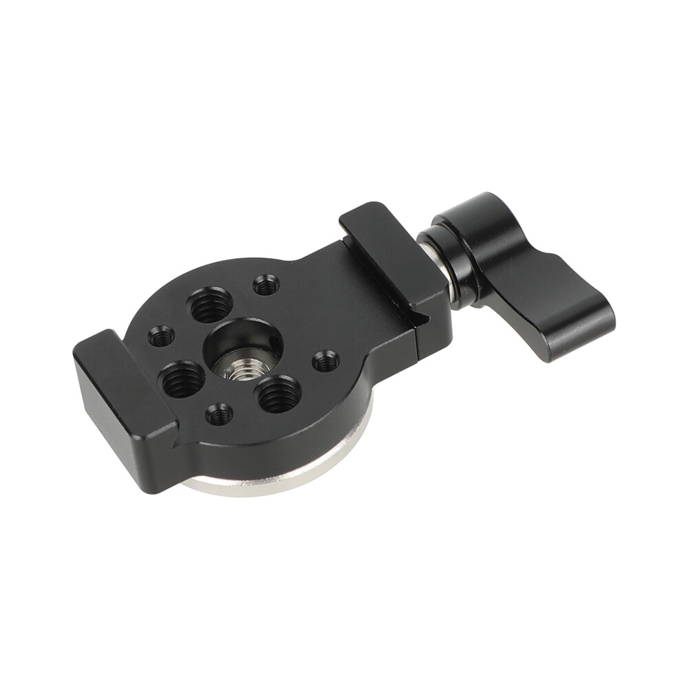 Arca-Type Quick Release Clamp w/M6 ARRI-Style Rosette fr Camera Rig/Handle/Plate