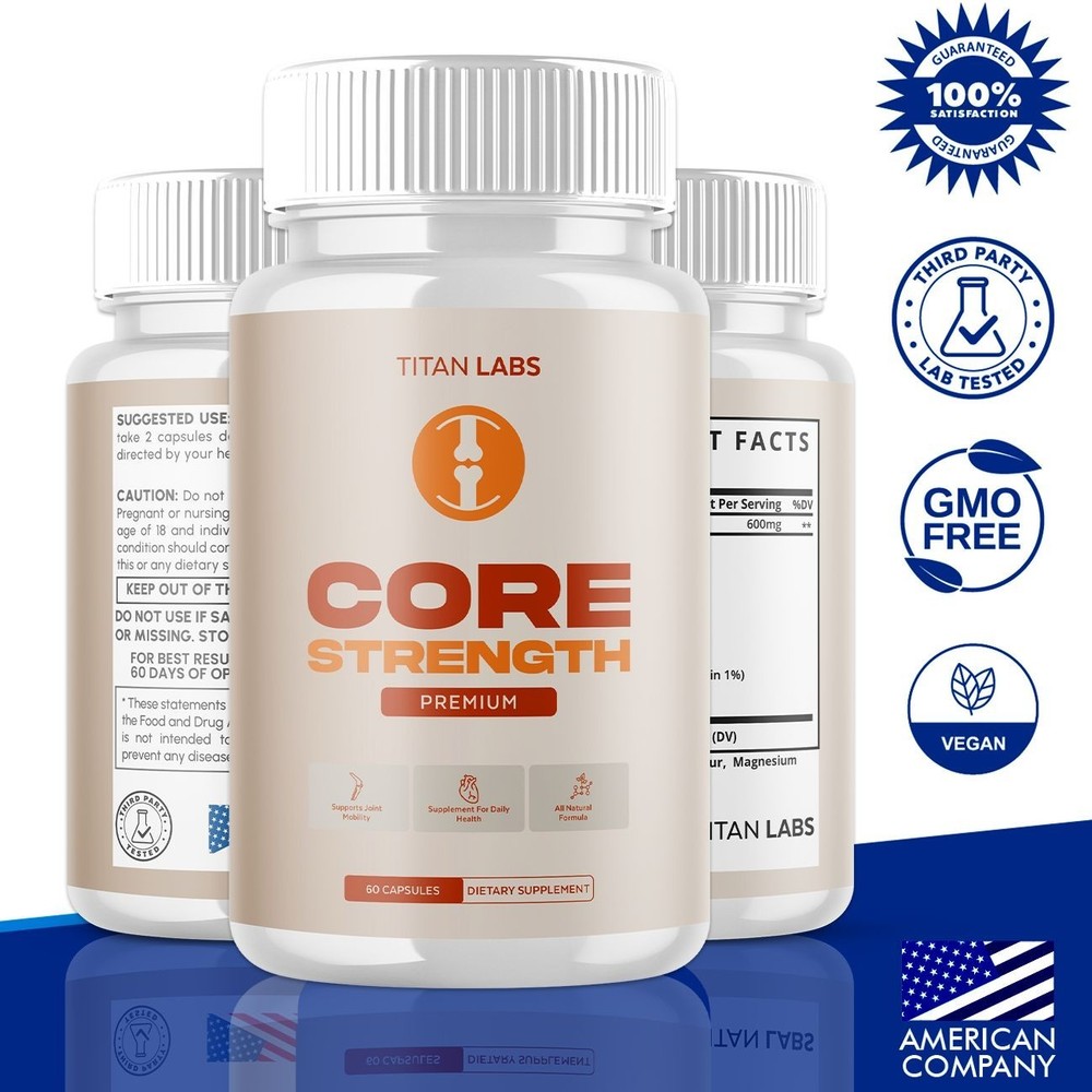 (1 Pack) Core Strength Joint Support Advanced Formula CoreStrength 60 Capsules