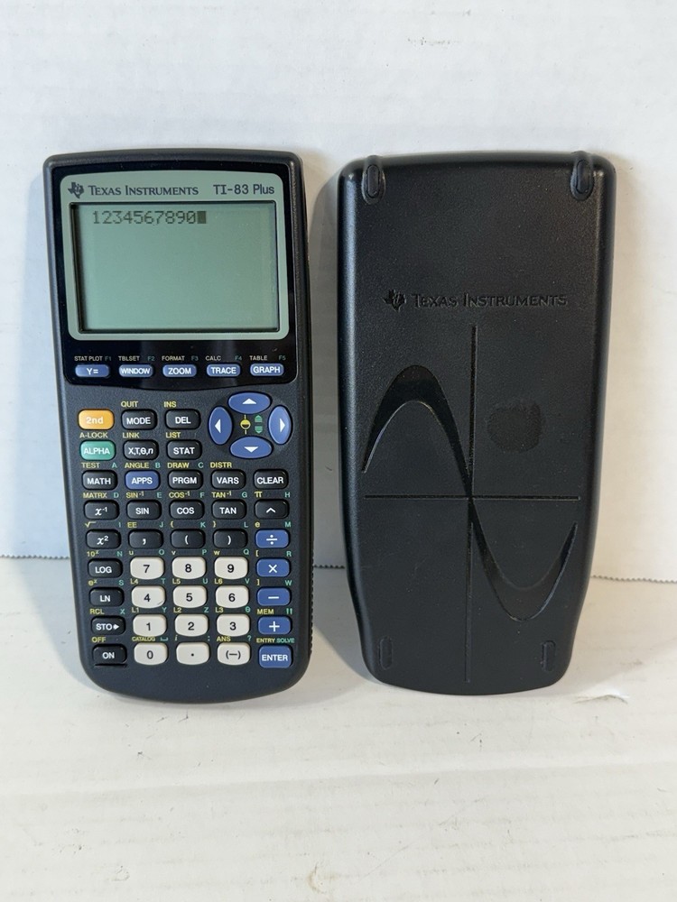 Texas Instruments TI-83 Plus Graphing Calculator w/ Cover