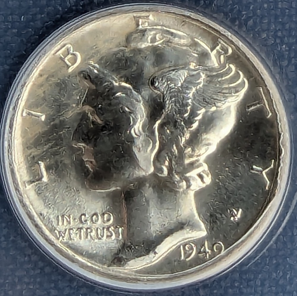 1940 10C Mercury Dime - MS 66 - Full Split Bands