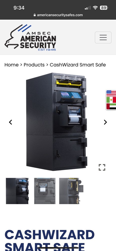 Cash Wizard Br113 Smart Safe