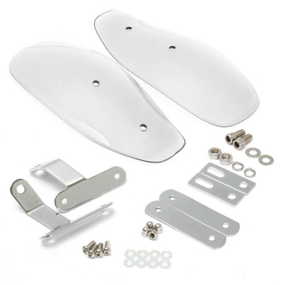 MZS Motorcycle Handguards, Hand Guards Wind Cold Clear Deflection