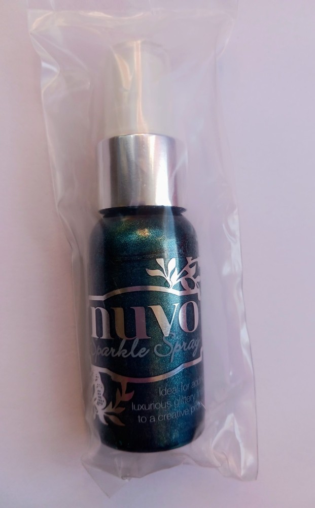 Nuvo - Sparkly Spray- Peacock Plume - NEW