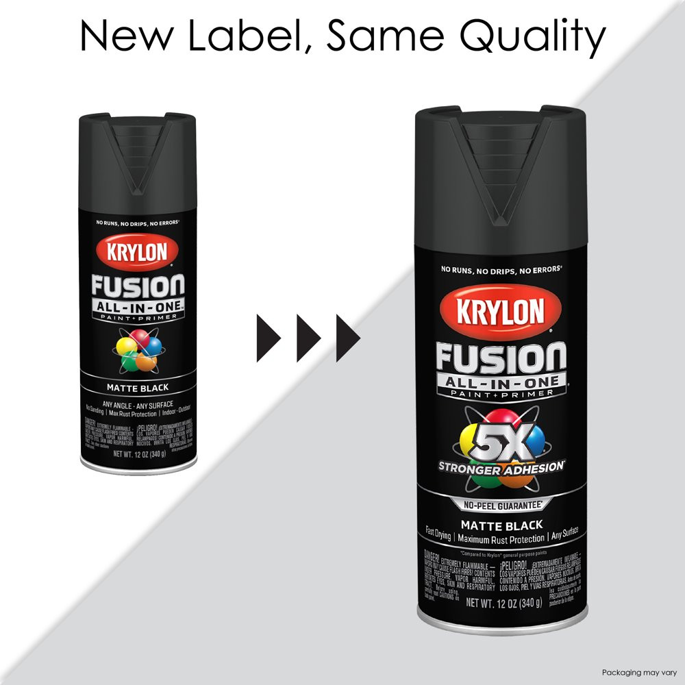 All Surfaces Rust Protection Matte Fire Red Spray Paint Without Sanding, priming