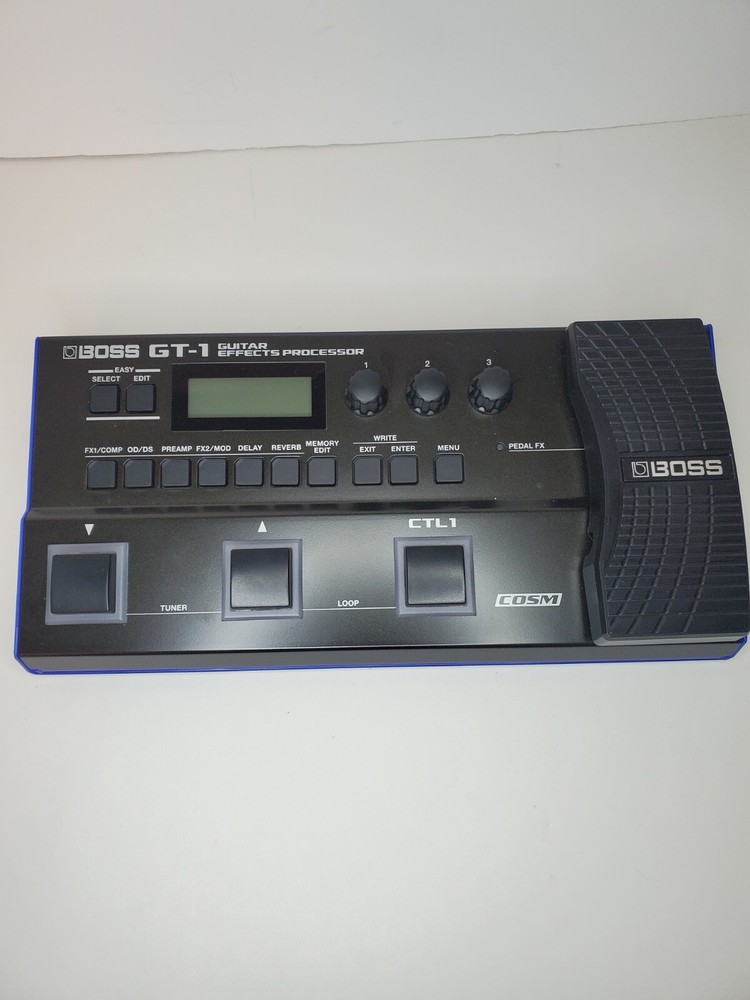 Boss GT-1 Guitar Effects Processor, Black