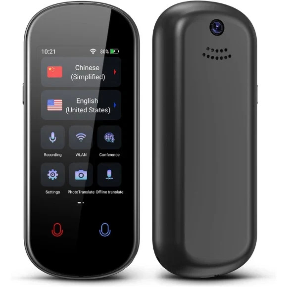 Language Translator Device 138 Languages Real-Time Voice Offline 3” Touch