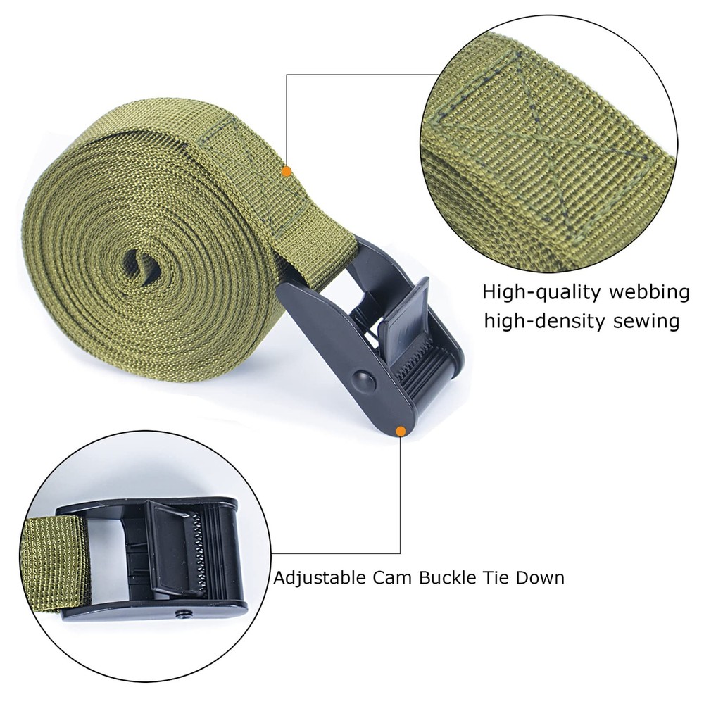 Tree Stand Stabilizer Straps Tree Stand Accessories Hunting Utility Strap wit...