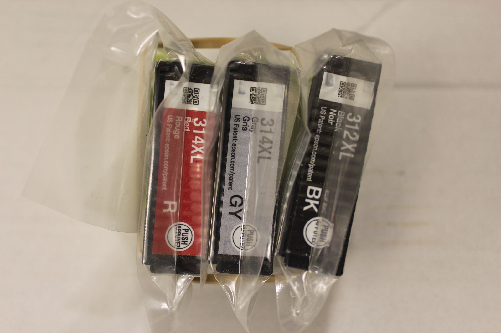 Six Genuine Epson 312 XL and 314 XL Ink Cartridges for Epson Expression XP-15000