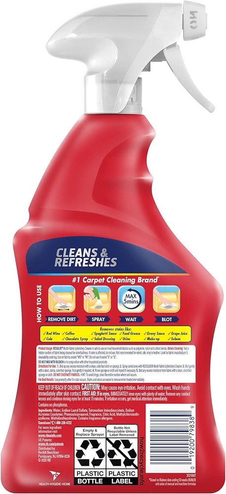 Resolve Liquid Multi-Fabric Cleaner 22oz