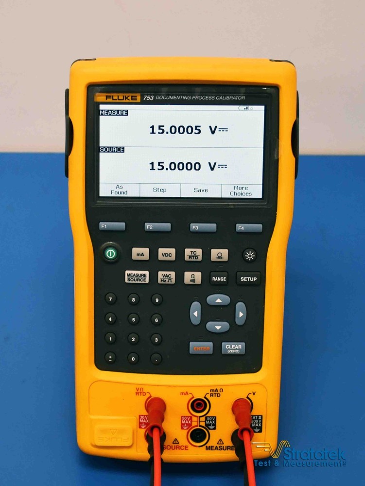 Fluke 753 Documenting Process Calibrator NIST Calibrated with Data