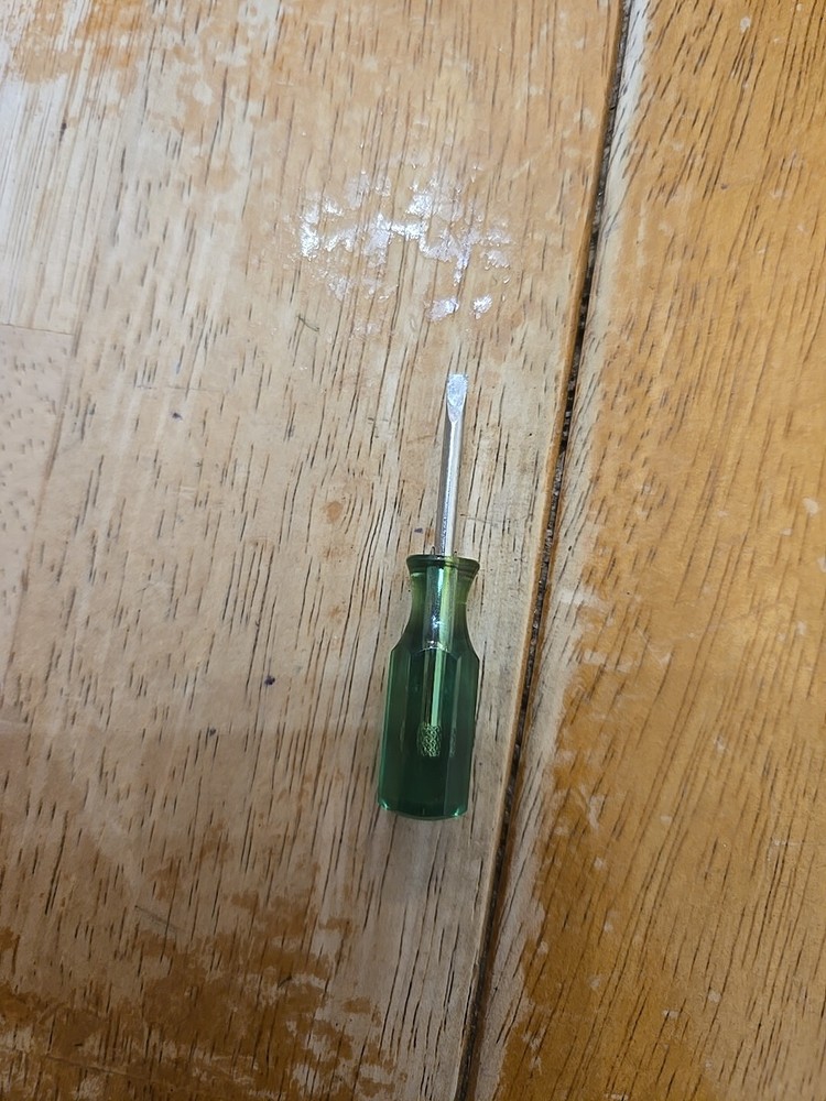 Mac Tools Vintage Mini Flat Tip Phillips Head Screw Drivers W Black Handle SD-6K