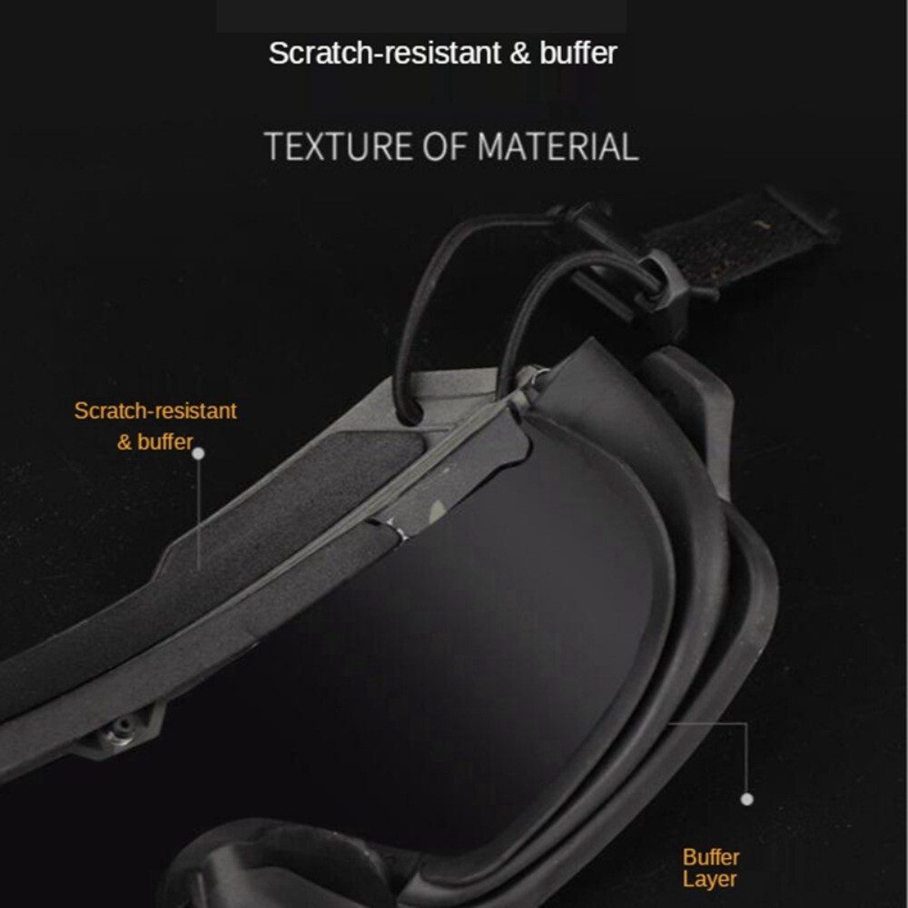 Anti Impact Anti Fog Airsoft Goggles Tactical Safety Goggles Anti Fog Glasses