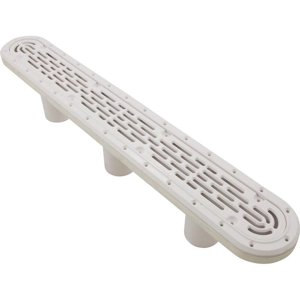 Channel Drain, Aquastar, 32", Vinyl, White