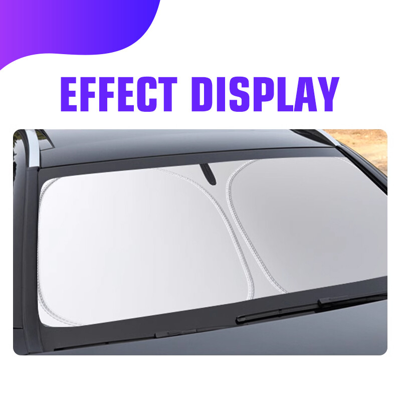 For Tesla Model Y/3 Windshield Sun Shade Front Cover UV Visor Sunshade Foldable