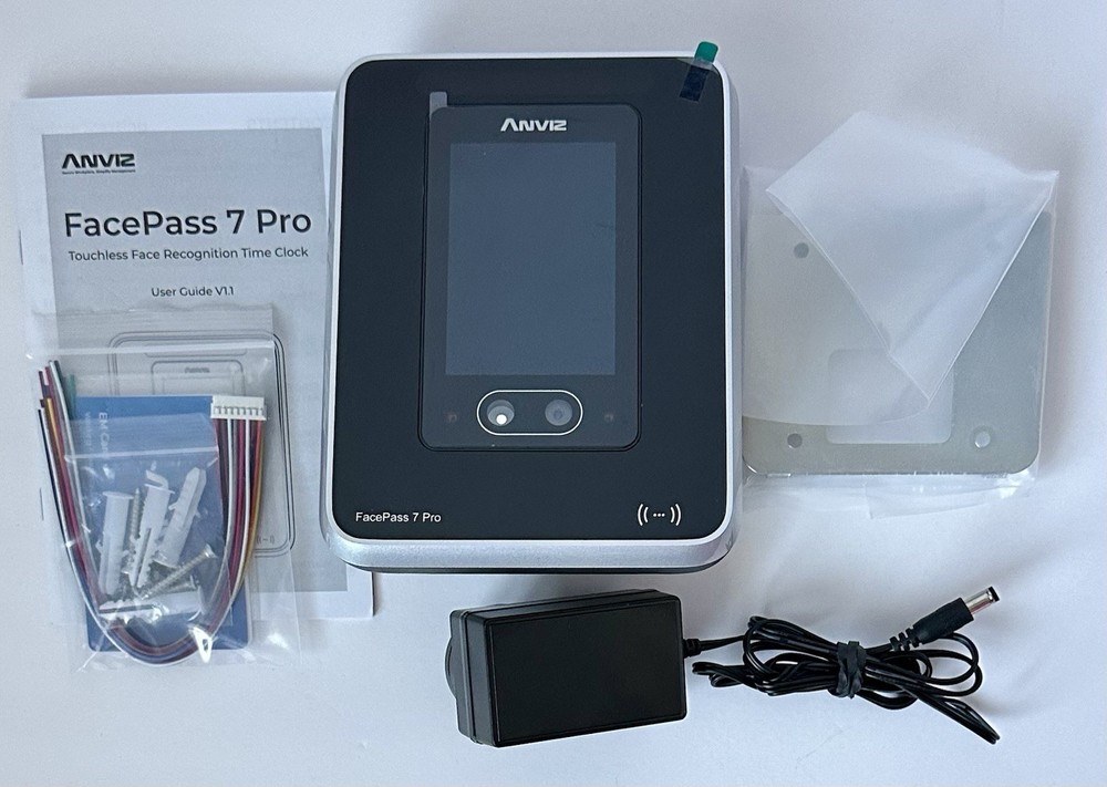 ANVIZ FacePass 7 Pro Biometric Clock Touch-less Face Recognition Time Clock