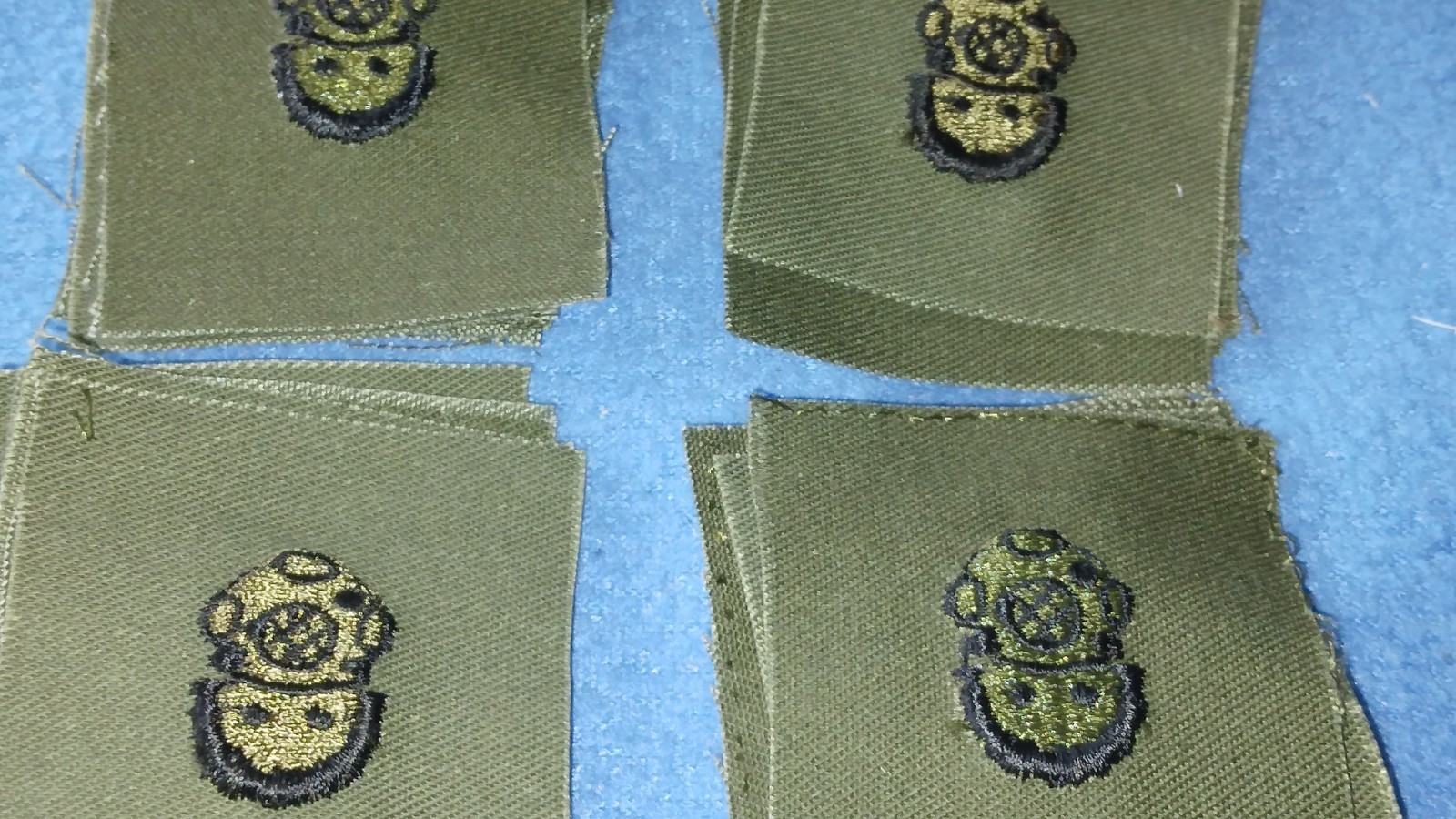 BUNDLE OF 20 - U.S. ARMY 2nd CLASS DIVER SUBDUED Badge Sew-On PATCHES - NEW