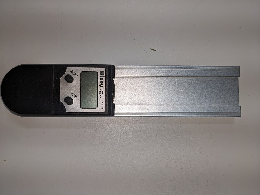 Wixey 8'' Digital Protractor – Durable Angle Measuring Tool w/ Magnetic Edges