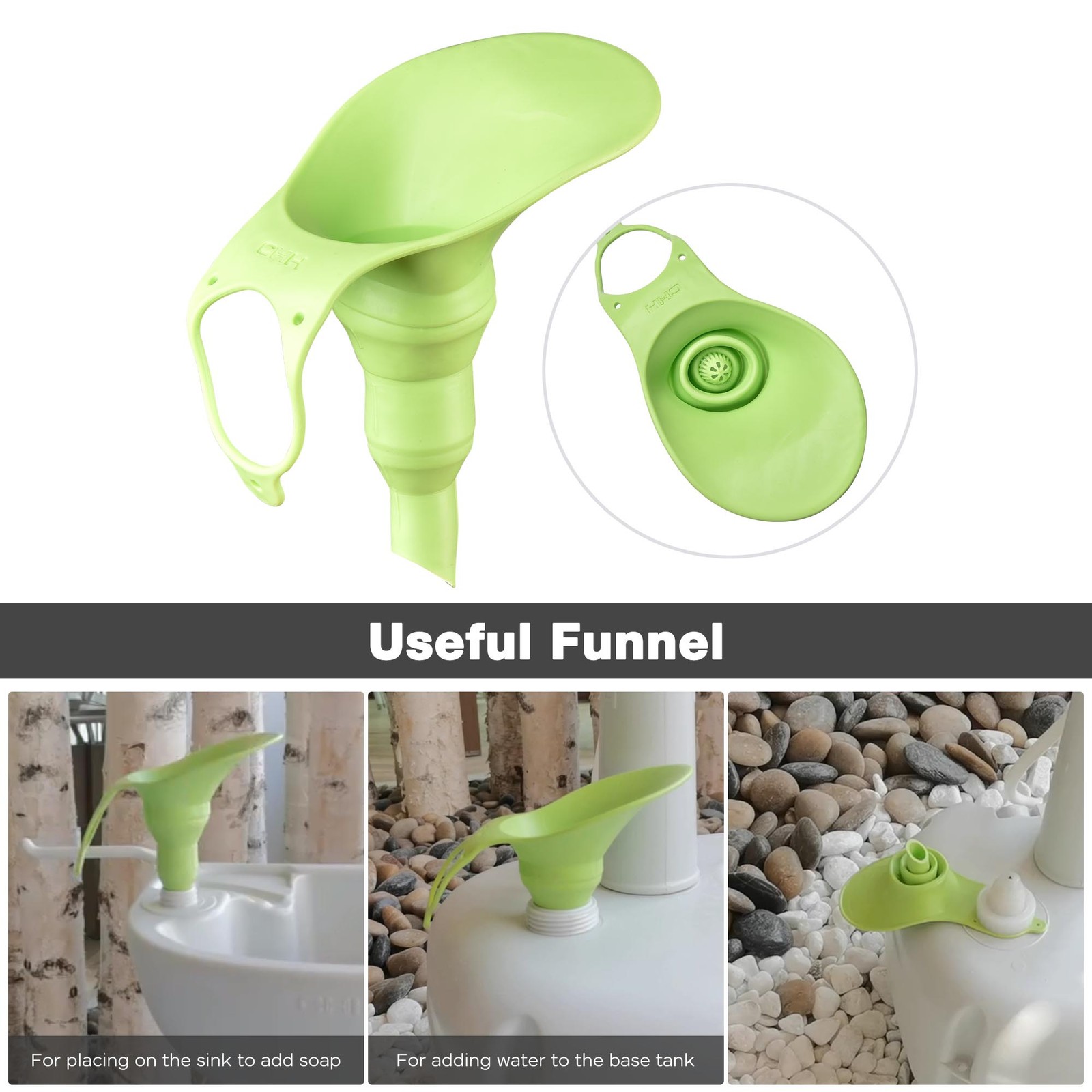 Yescom 17L Portable Camping Sink Hand Wash Stand Tank Station **Closeout**