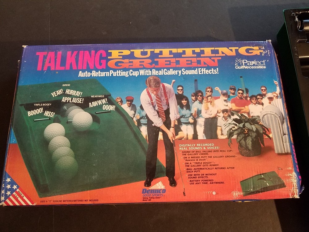 Talking Putting Green Auto Return Preowned Tested Works