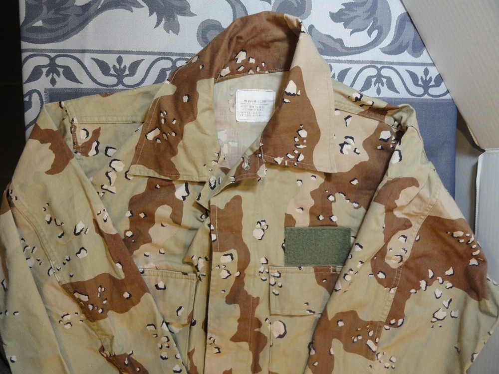 SPECIAL OPERATIONS SF NAVY SEALS DELTA CHOCOLATE CHIP JACKET MEDIUM LONG