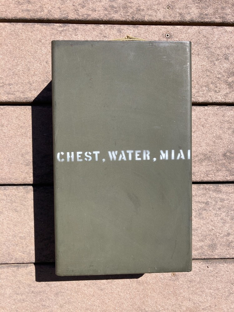 WW2 US Army Military Chest Water Can M1A1 Field Gear Equipment