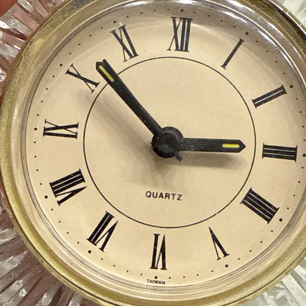 Crystal Quartz Desk Clock