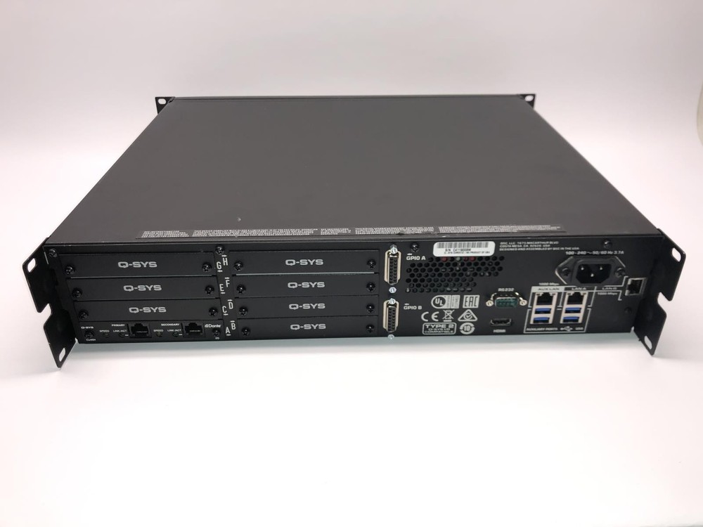 QSC Q-SYS CORE 510i Integrated Core Processor with Dante - VGC