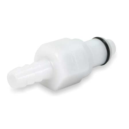 Colder Plcd22004 Inline Insert, Acetal, Shut-Off, Barbed