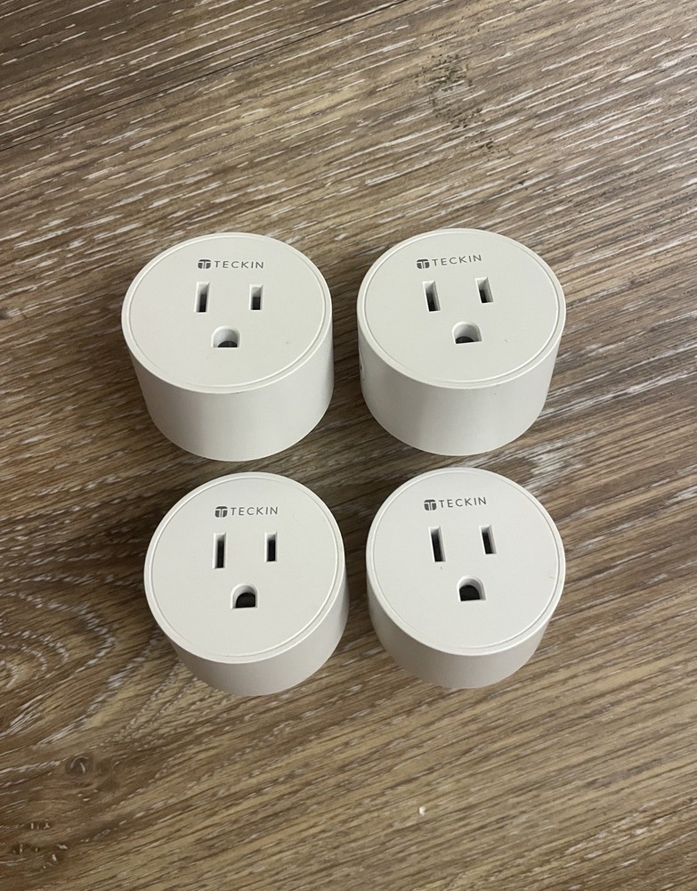 4 Pack TECKIN SP10  Mini Smart Outlet Plug Smartplug Wi-Fi Socket w/ App Control