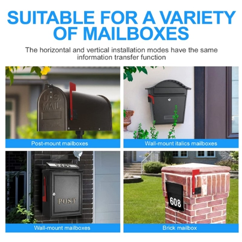 Mailbox Flag Replacement Flag for Mailbox Accessories for Wall Metal Stone
