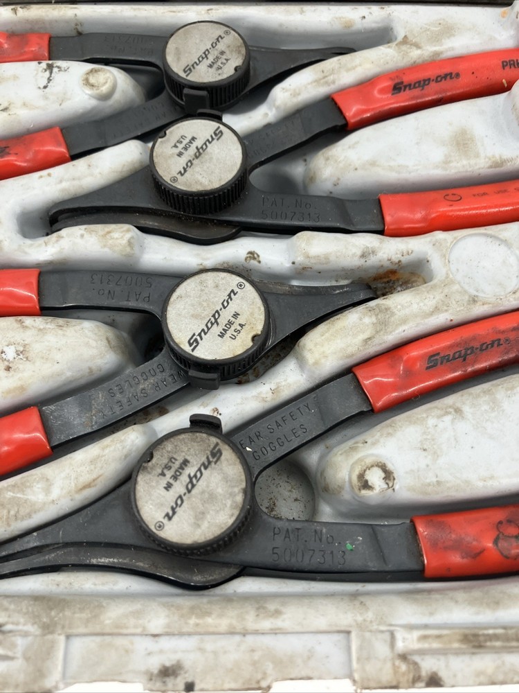 Snap On Tools Convertible Internal External Retaining Snap Ring Plier Set PRH406