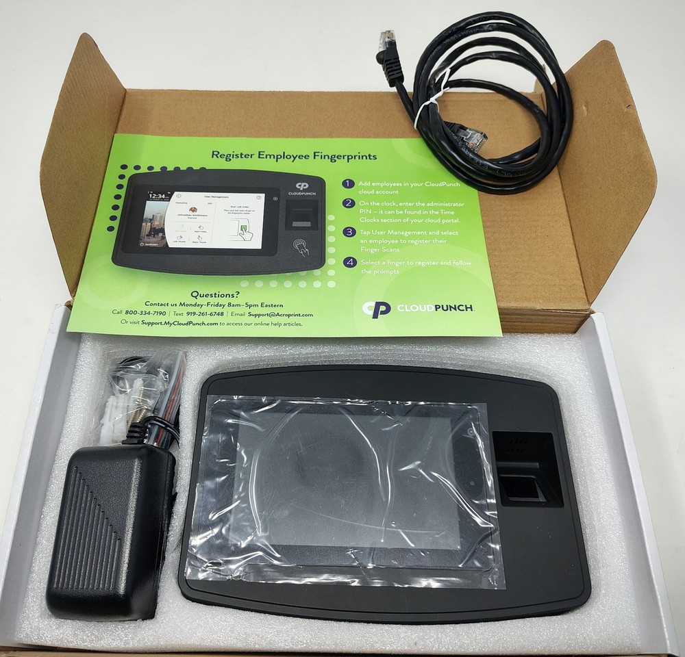 Time Clock Acroprint Cloudpunch CP200 Cloud-Connected Open Box