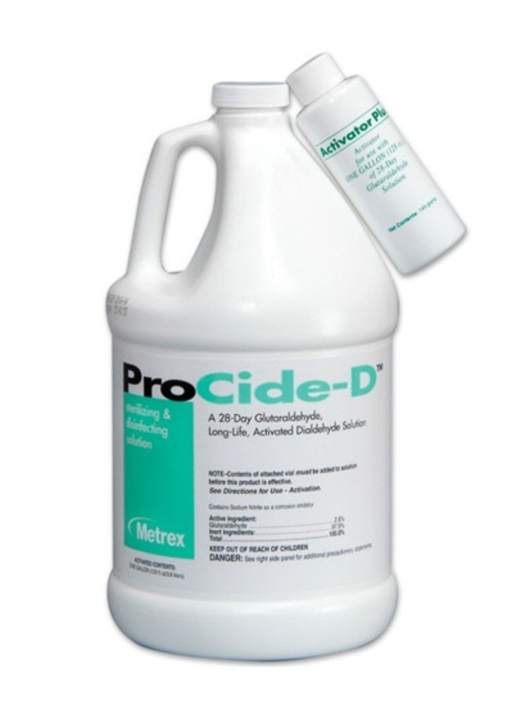 METREX PROCIDE-D 2.5% GLUTARALDEHYDE 1 GALLON With Activator
