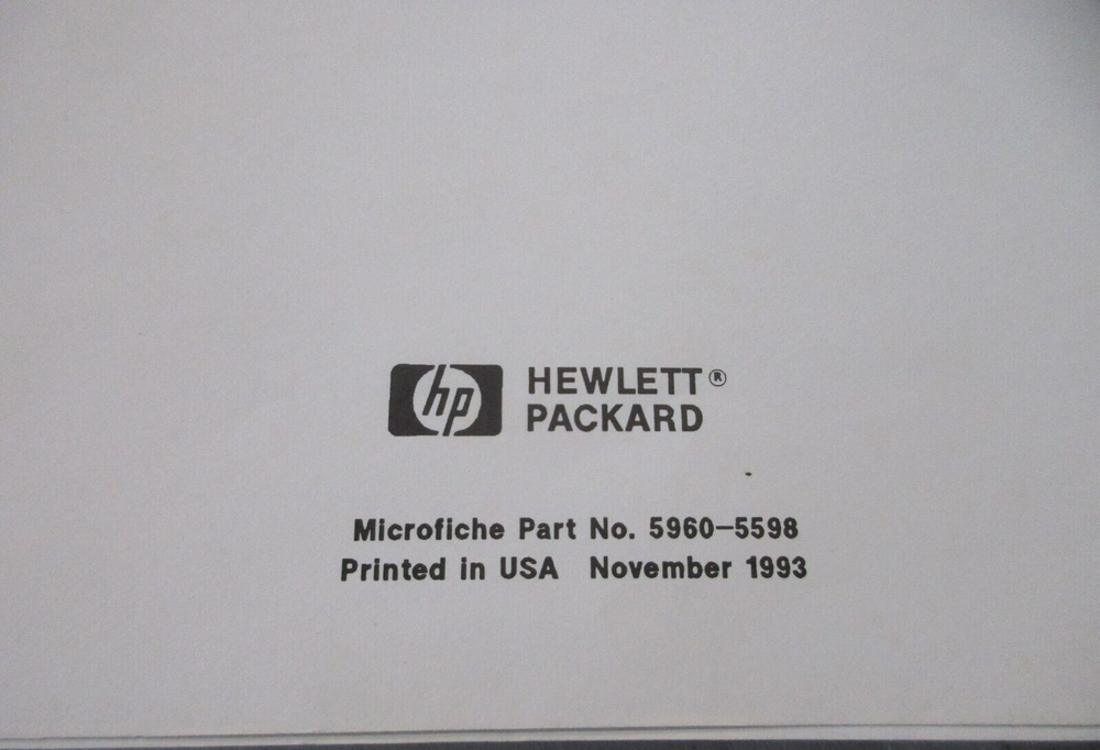 HEWLETT PACKARD PROGRAMMING GUIDE,OPERATING GUIDE SERIES 664XA,665XA,667XA,668XA