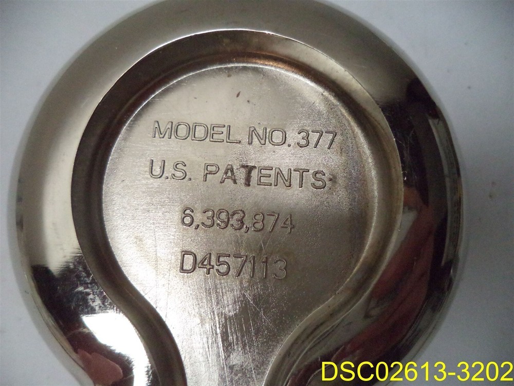 NO KEYS: Master Lock Model No. 377 Trailer Coupler Lock