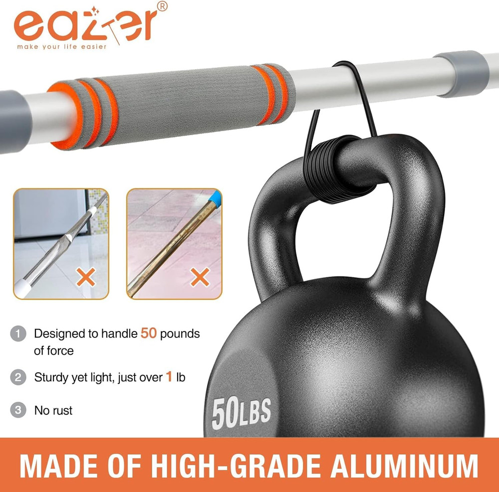 Eazer 89'' Squeegee Window Cleaner 2 in 1 Rotatable Window Cleaning Tool Kit wit