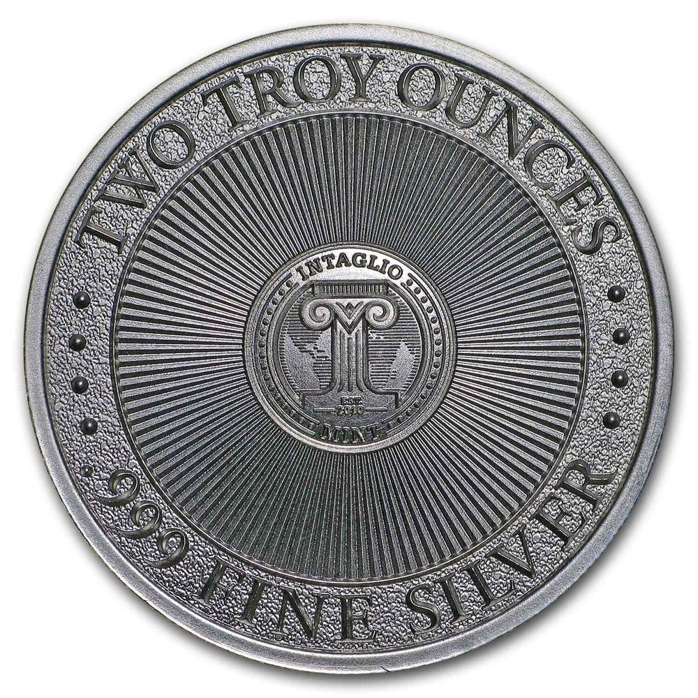 2 oz Silver High Relief Round - Bigfoot
