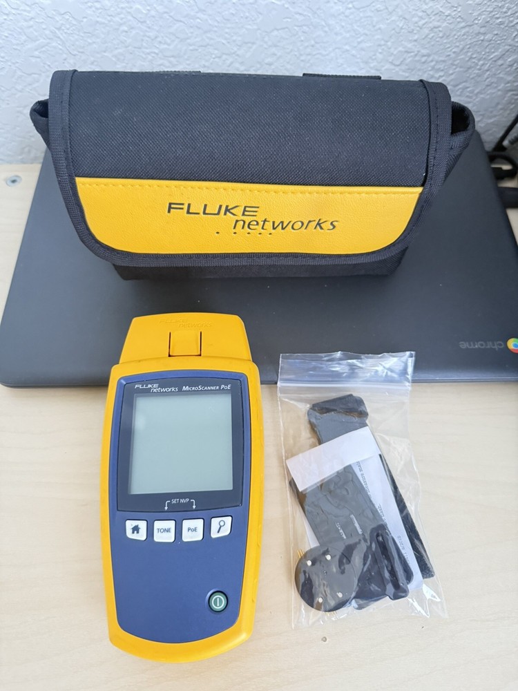 Fluke Networks MicroScanner Network Cable & PoE Tester (FREE SHIPPING) NEW