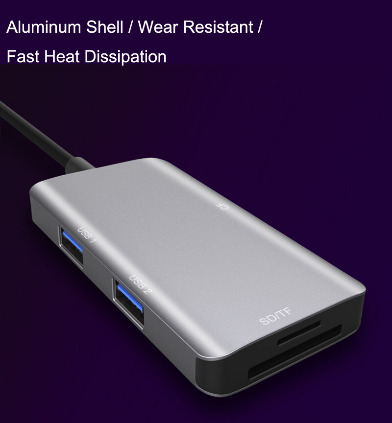 5in1 USB 3.0 SD CF Compact Flash TF MicroSD Card Reader for U Disk Mouse Writer