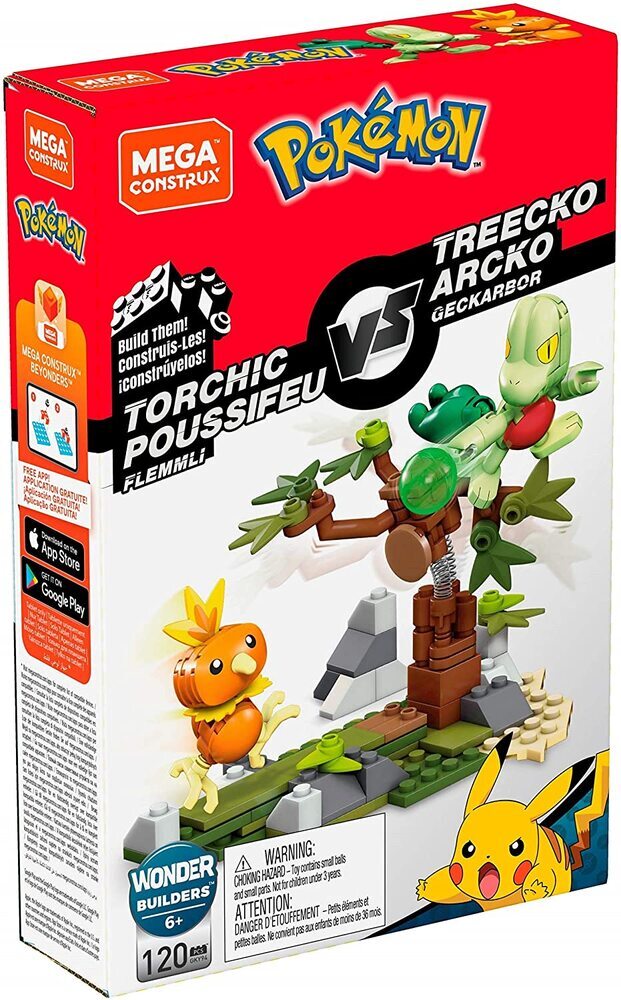 Mega Bloks Pokemon Mega Construx Torchic Vs. Treecko GKY94