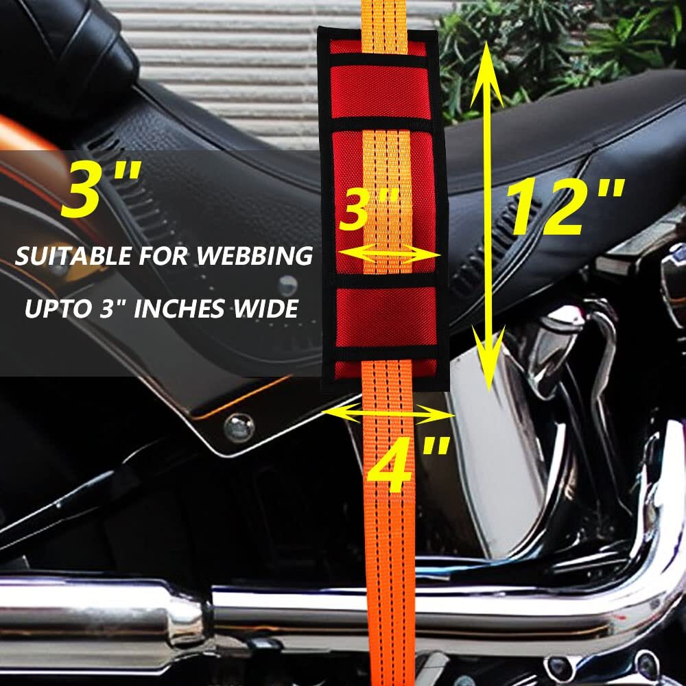 Ratchet Strap Protector Sleeve Universal Tie Down Strap Ratchet Protector for...