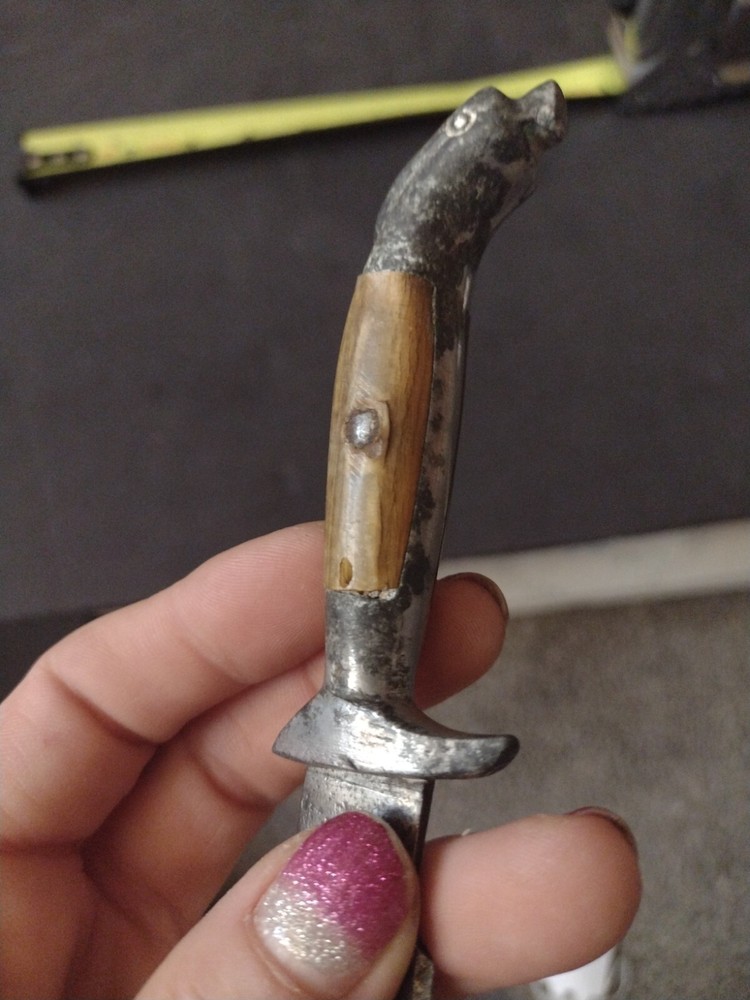 Fixed Eagle Head Vintage Dagger Made in Mexico