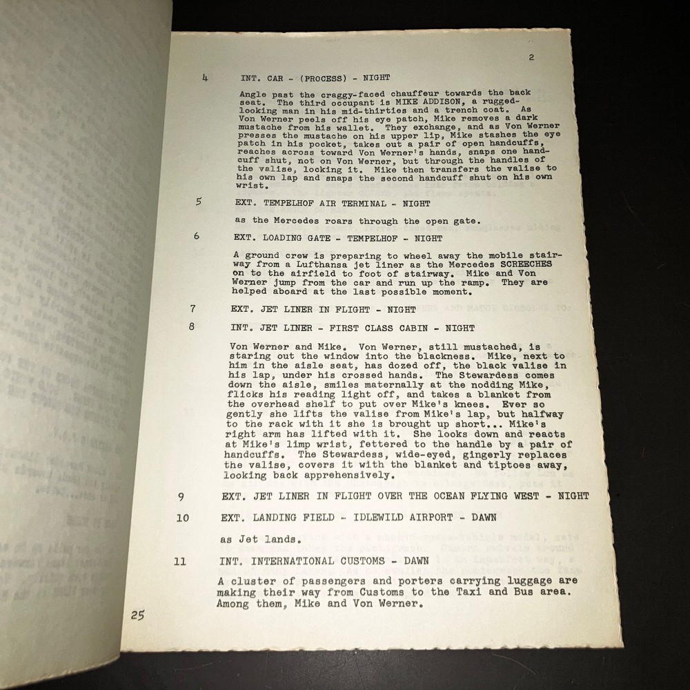 Rare SMASHMASTER (1964) Legendary Unmade Comedy - 2 Orig. Scripts + Notes + COA!