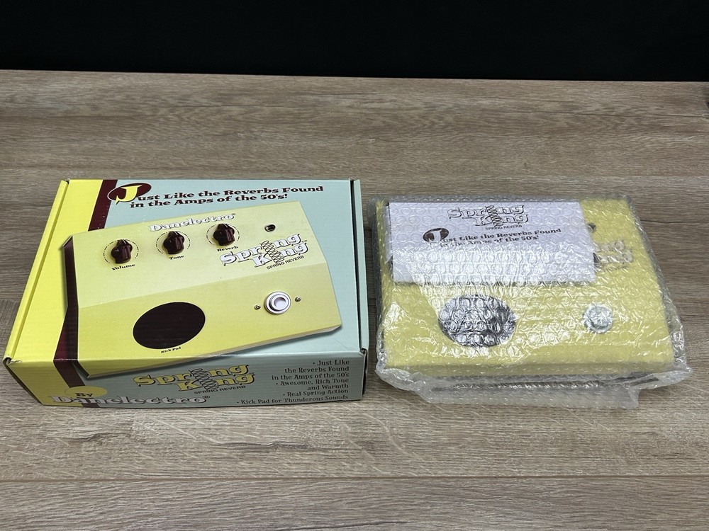 Danelectro Spring King Spring Reverb Effects Pedal New