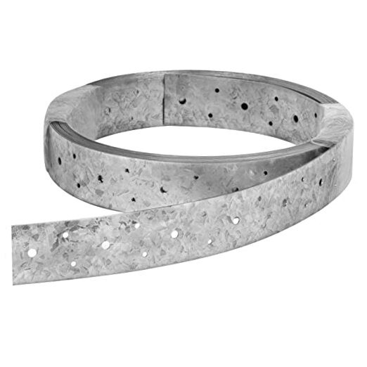 32ft Galvanized Perforated Strap Tie Brace,2" Width Steel Width:2"(50.8 mm)