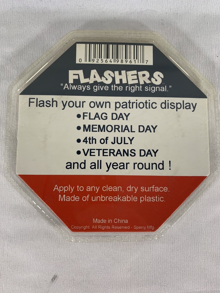 New Flasher Plastic Disc Image Changing Sticker Constitution, Let No One Forget