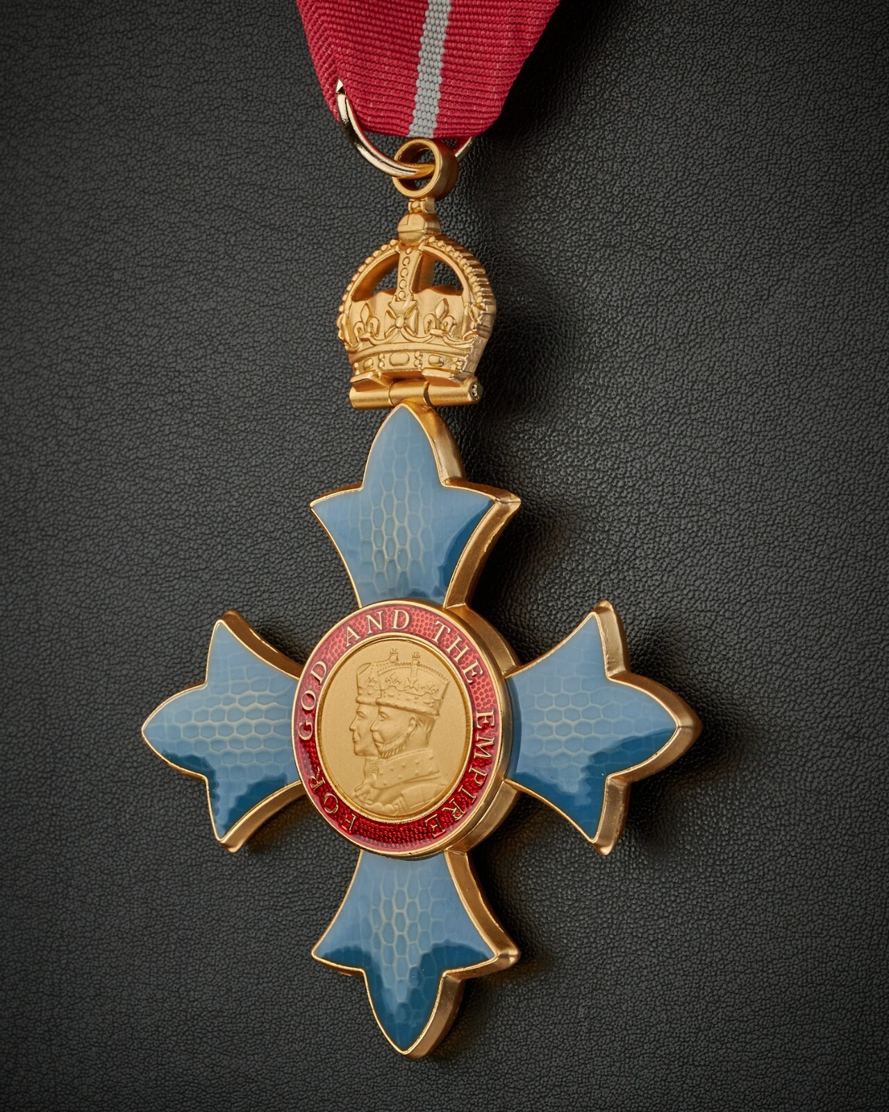 Full Size Replica Order of the British Empire CBE Medal. Military Neck Ribbon.
