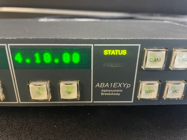 Leitch RCP-ABA1-XYP Alphanumeric Breakaway remote Panel